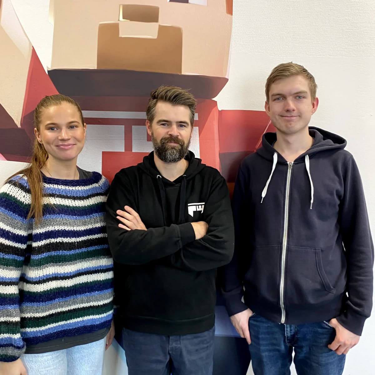 3 personer involverte i prosjektet